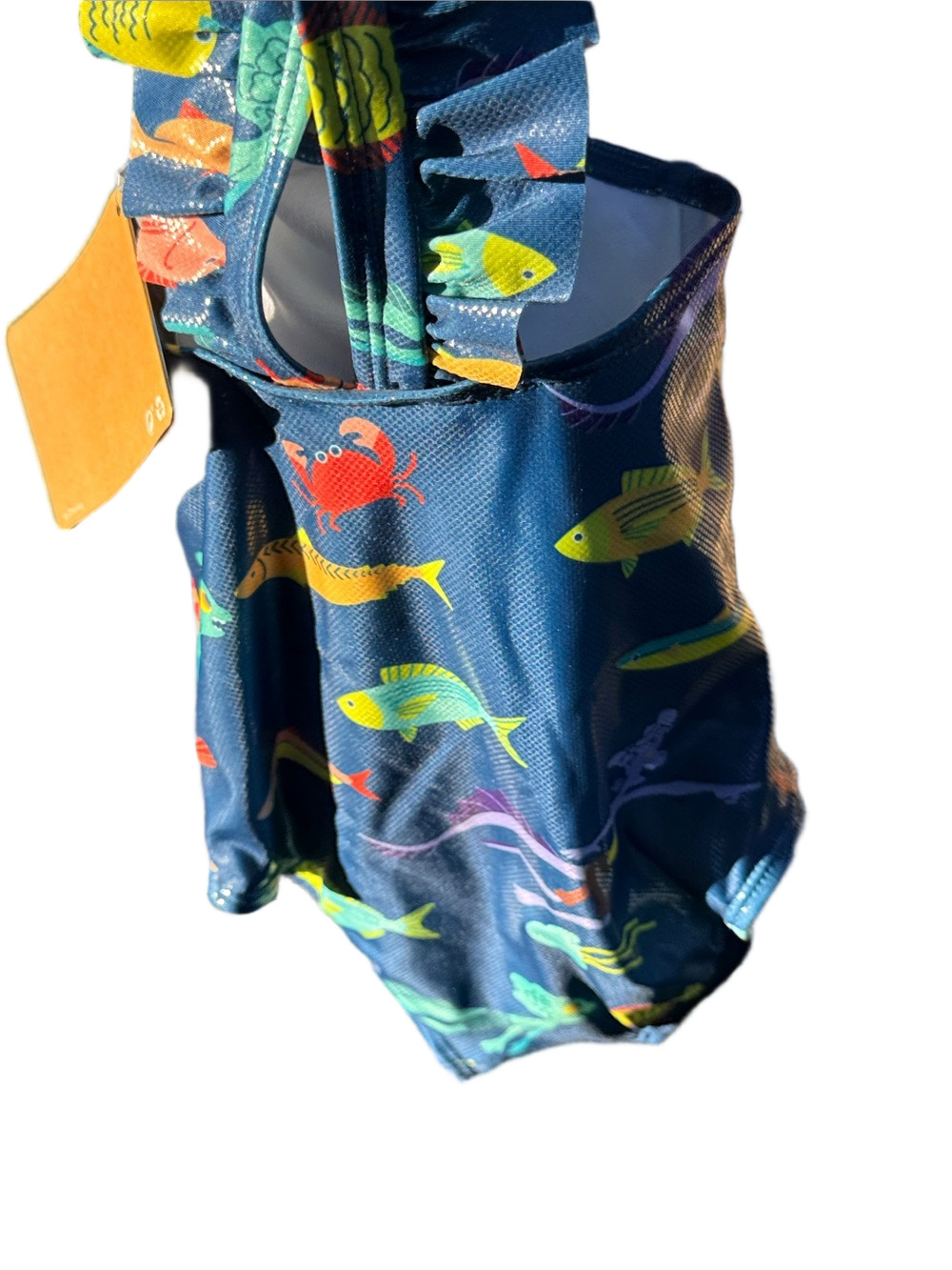 Disney Pixar Luca and Alberto Ruffle Swimsuit UPF 50+ - Picture 11 of 12